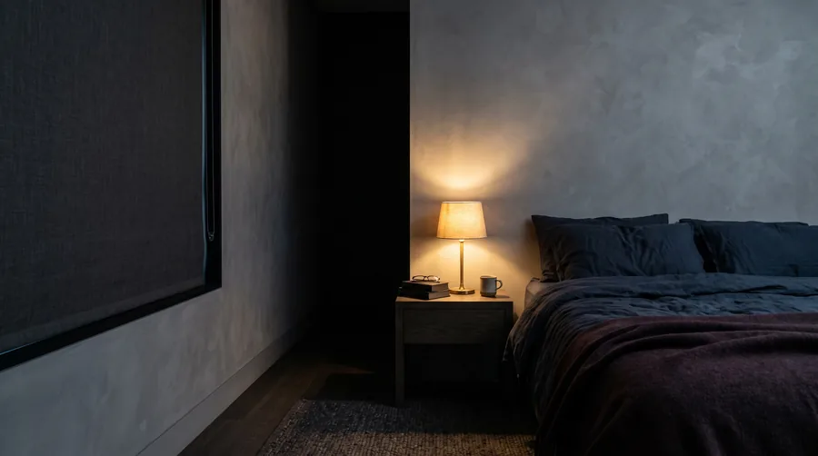 El dormitorio oscuro