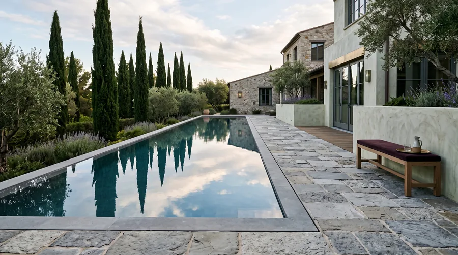 La piscina que se mira